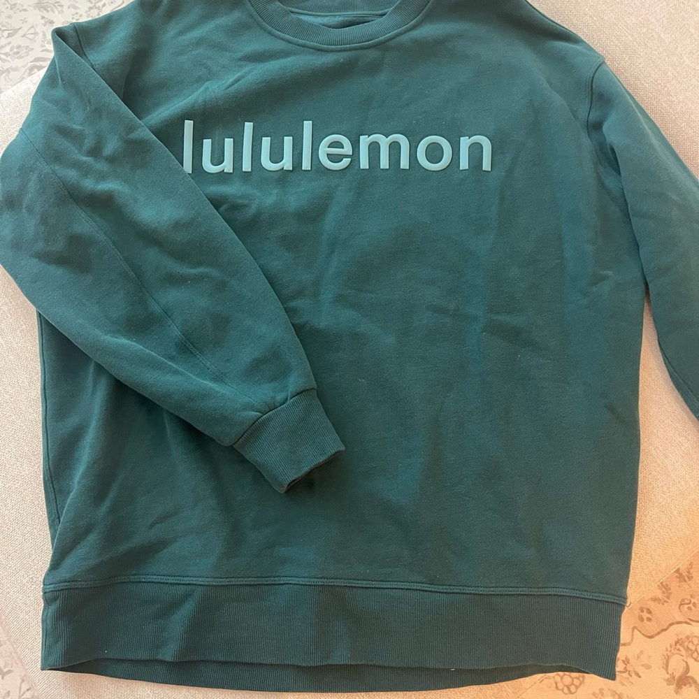 lululemon athletica Green Crewneck Sweater Relaxed Fit